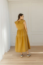 Load image into Gallery viewer, Harper Collared Tiered Dress - with side seam zips for breastfeeding
